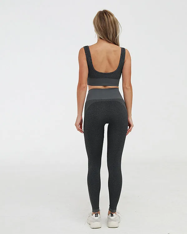 New Seamless Sports Bra And High Waisted Leggings Gym Sets