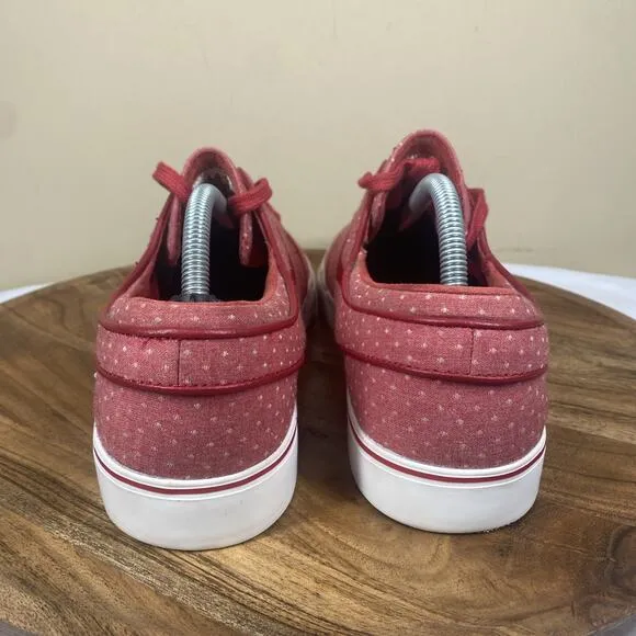 Nike Air Zoom Stefan Janoski Sb Red Polka Dot Mens White And Red Size 12 Shoes