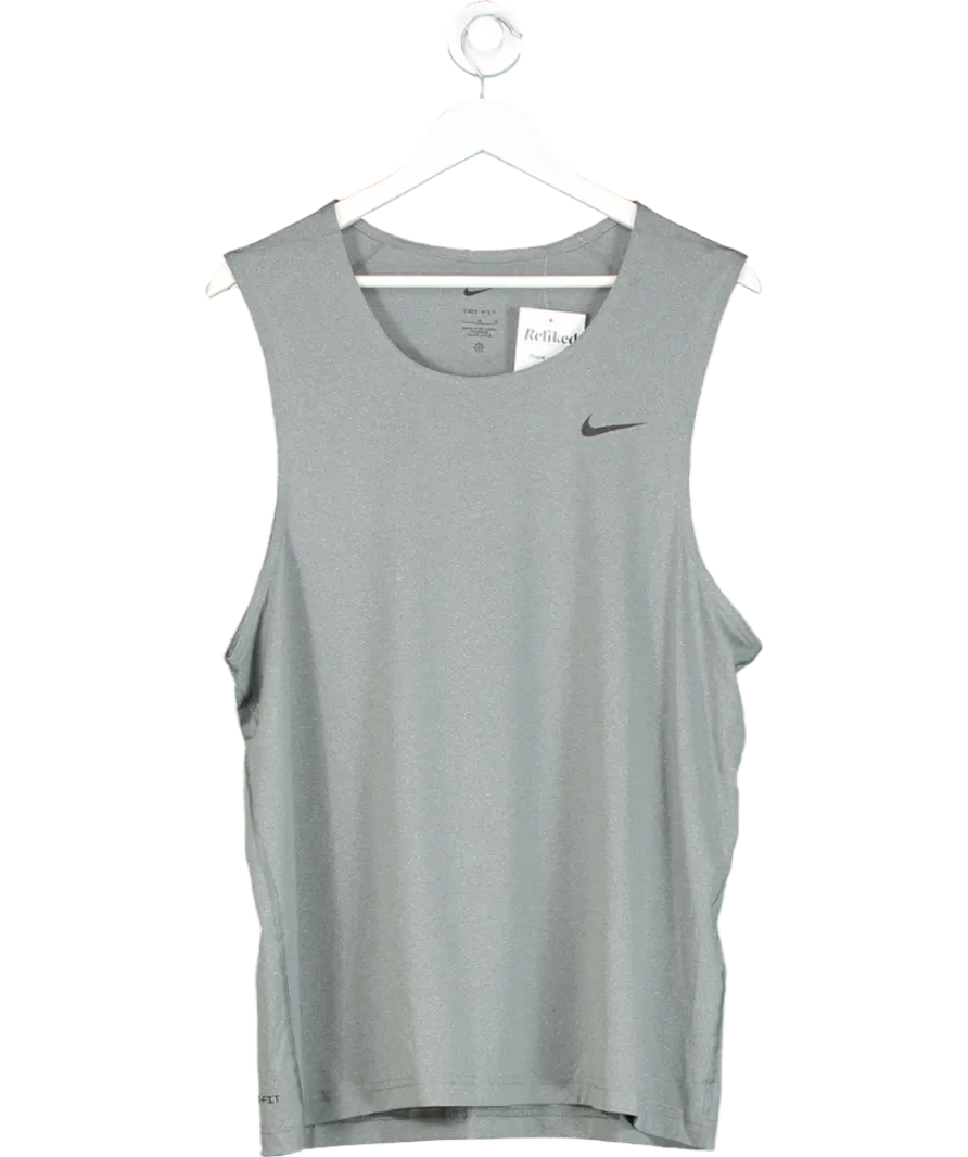 Nike Grey Dri-fit Legend Training Vest Top UK L