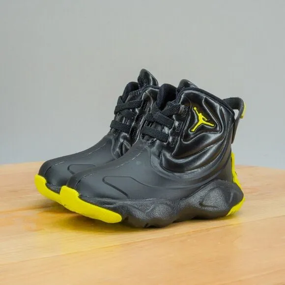 Nike Jordan Drip 23 Rain Boot Kid's Size 4C Shoes Black Athletic Sneakers NEW