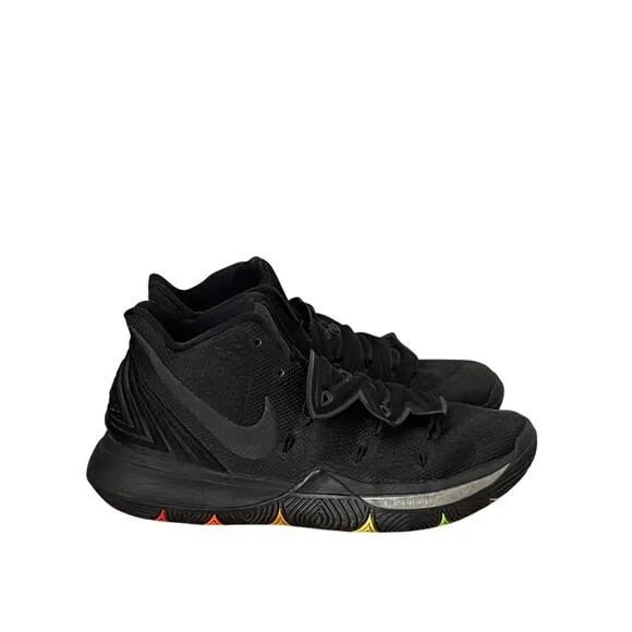 Nike Kyrie 5 Neon Sole Black Size 9.5 Basketball Shoes