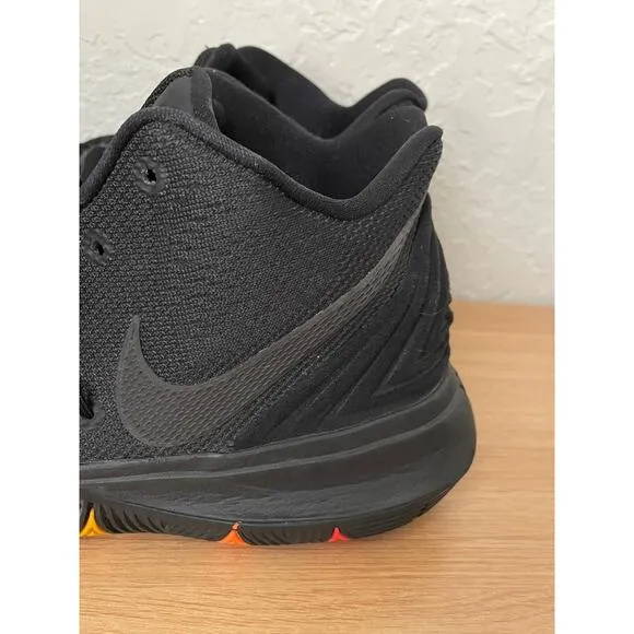 Nike Kyrie 5 Neon Sole Black Size 9.5 Basketball Shoes