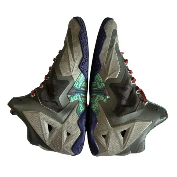 Nike Lebron 11 XI Terracotta Warrior Basketball Shoes 616175-005 Mens Size 9
