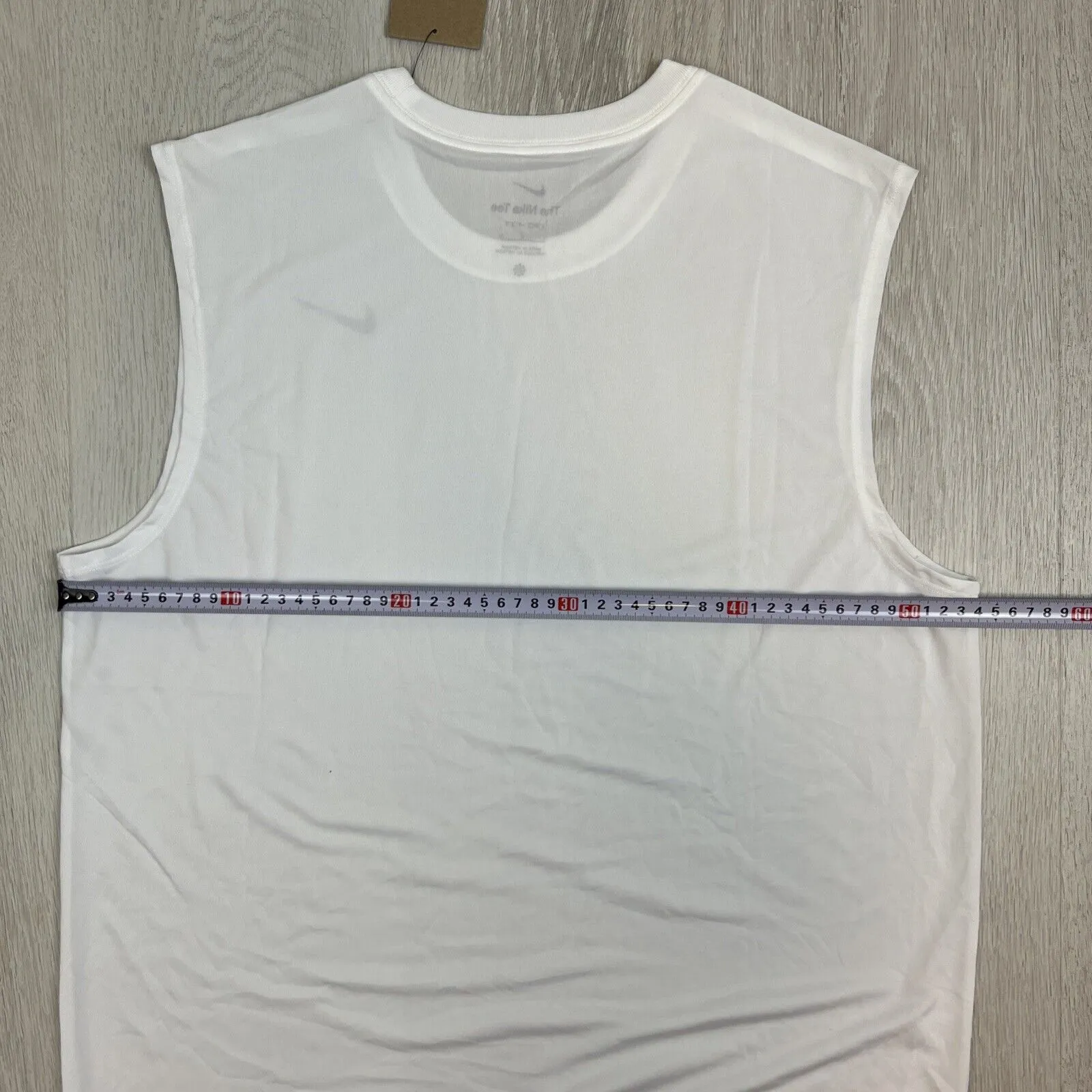 Nike Mens Activewear White Training Singlet Tank Top Size Large (New)