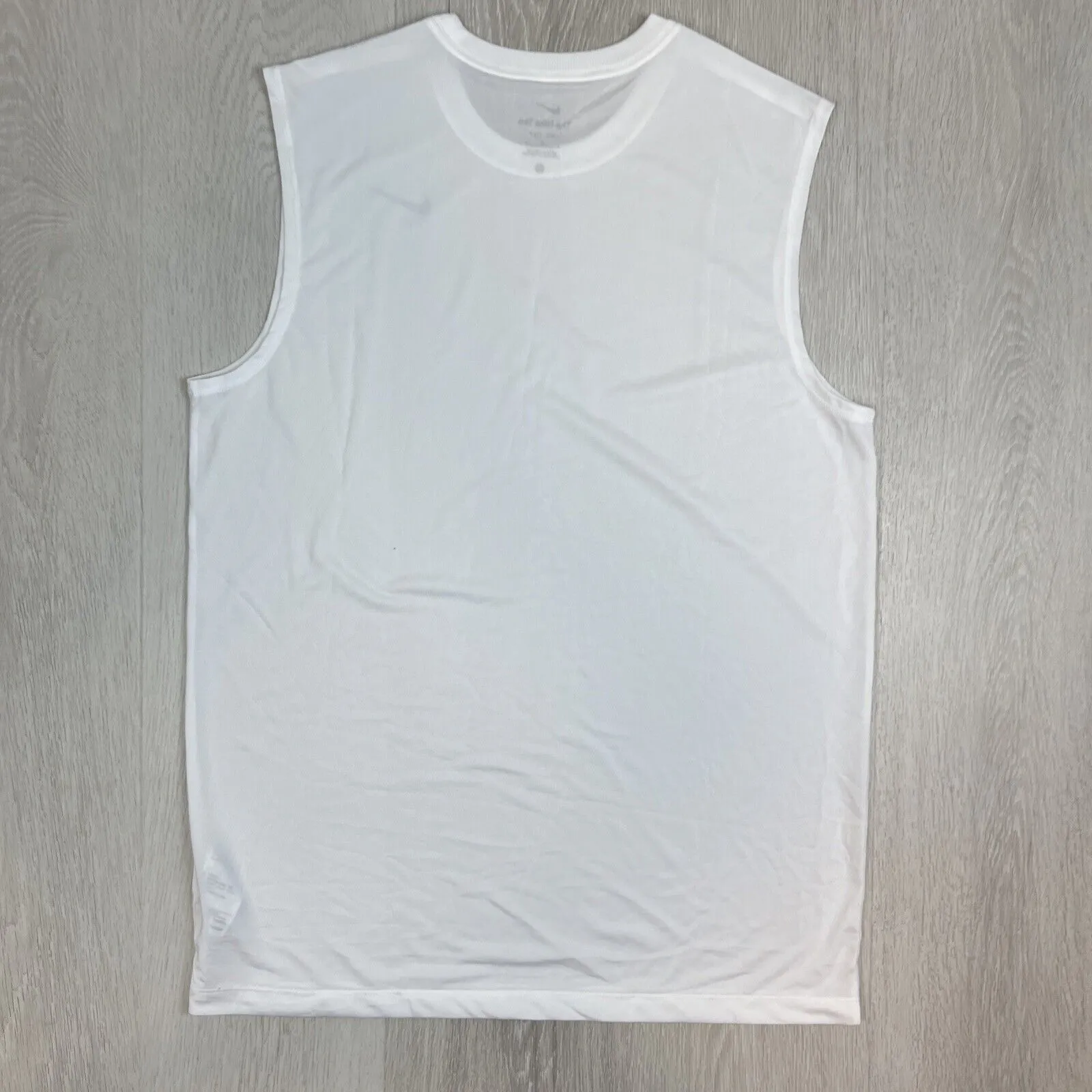 Nike Mens Activewear White Training Singlet Tank Top Size Large (New)