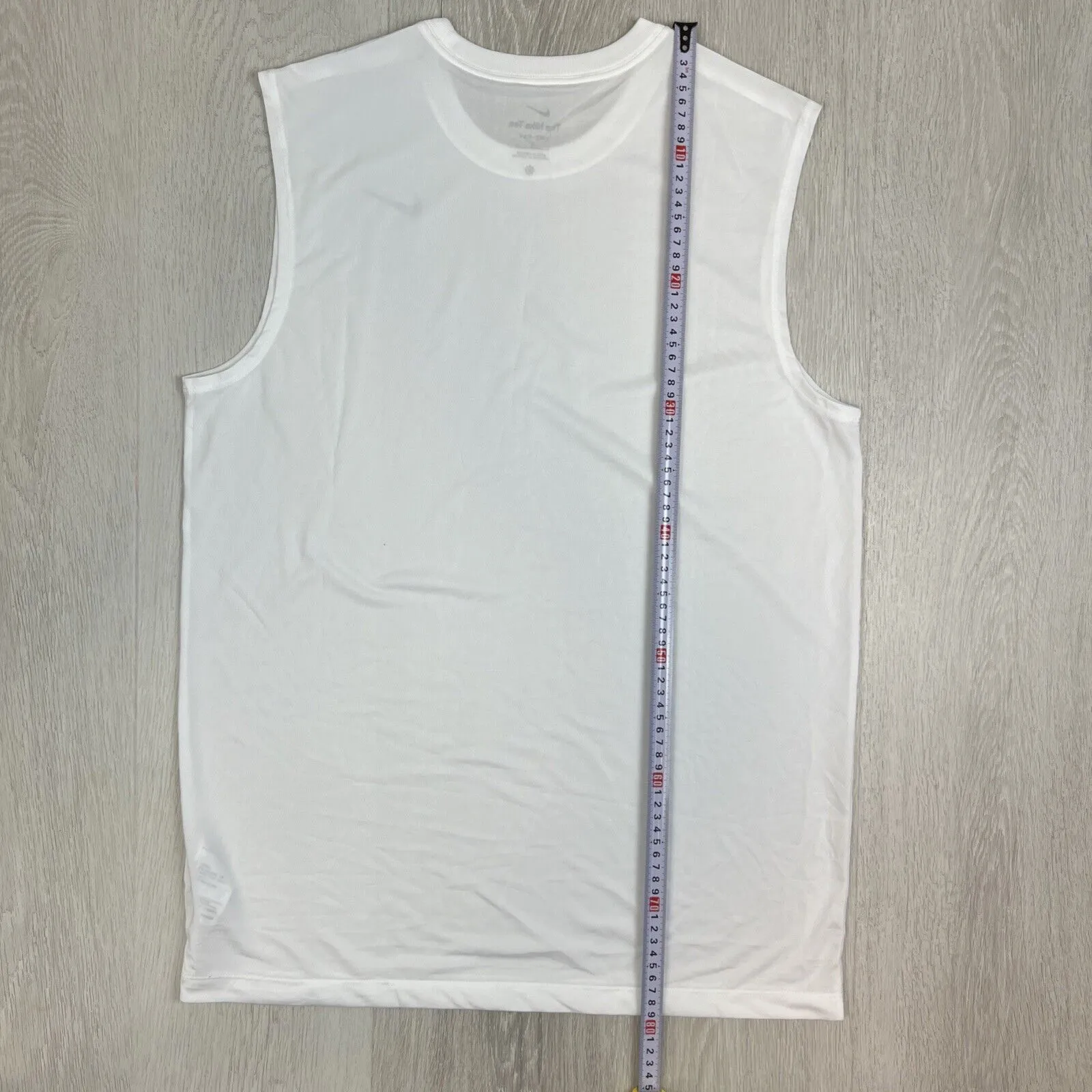 Nike Mens Activewear White Training Singlet Tank Top Size Large (New)