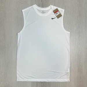 Nike Mens Activewear White Training Singlet Tank Top Size Large (New)