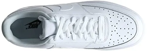 Nike Men's Court Vision Low Sneaker, White/Whiteblack, 9.5 Regular US