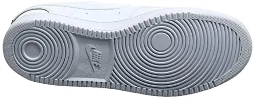 Nike Men's Court Vision Low Sneaker, White/Whiteblack, 9.5 Regular US