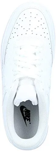 Nike Men's Court Vision Low Sneaker, White/Whiteblack, 9.5 Regular US