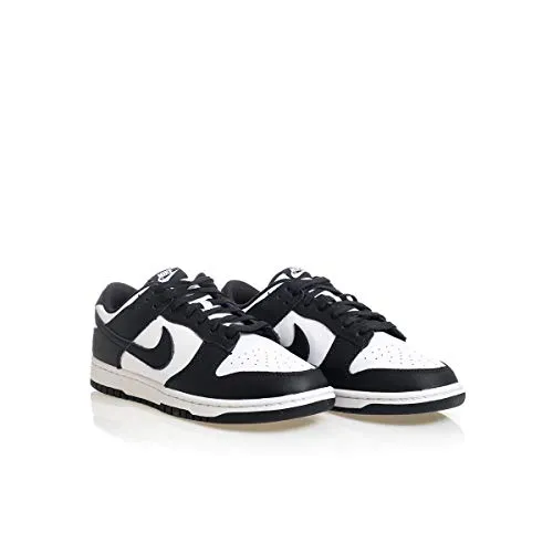 Nike Mens Dunk Low Retro DD1391 100 Black/White - Size 8.5