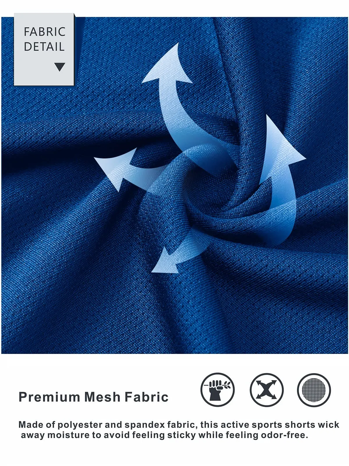 NORTHYARD Men's 10" Athletic Basketball Shorts Workout Gym Quick Dry Shorts Lightweight Mesh Training Shorts for Men Exercise RoyalBlue
