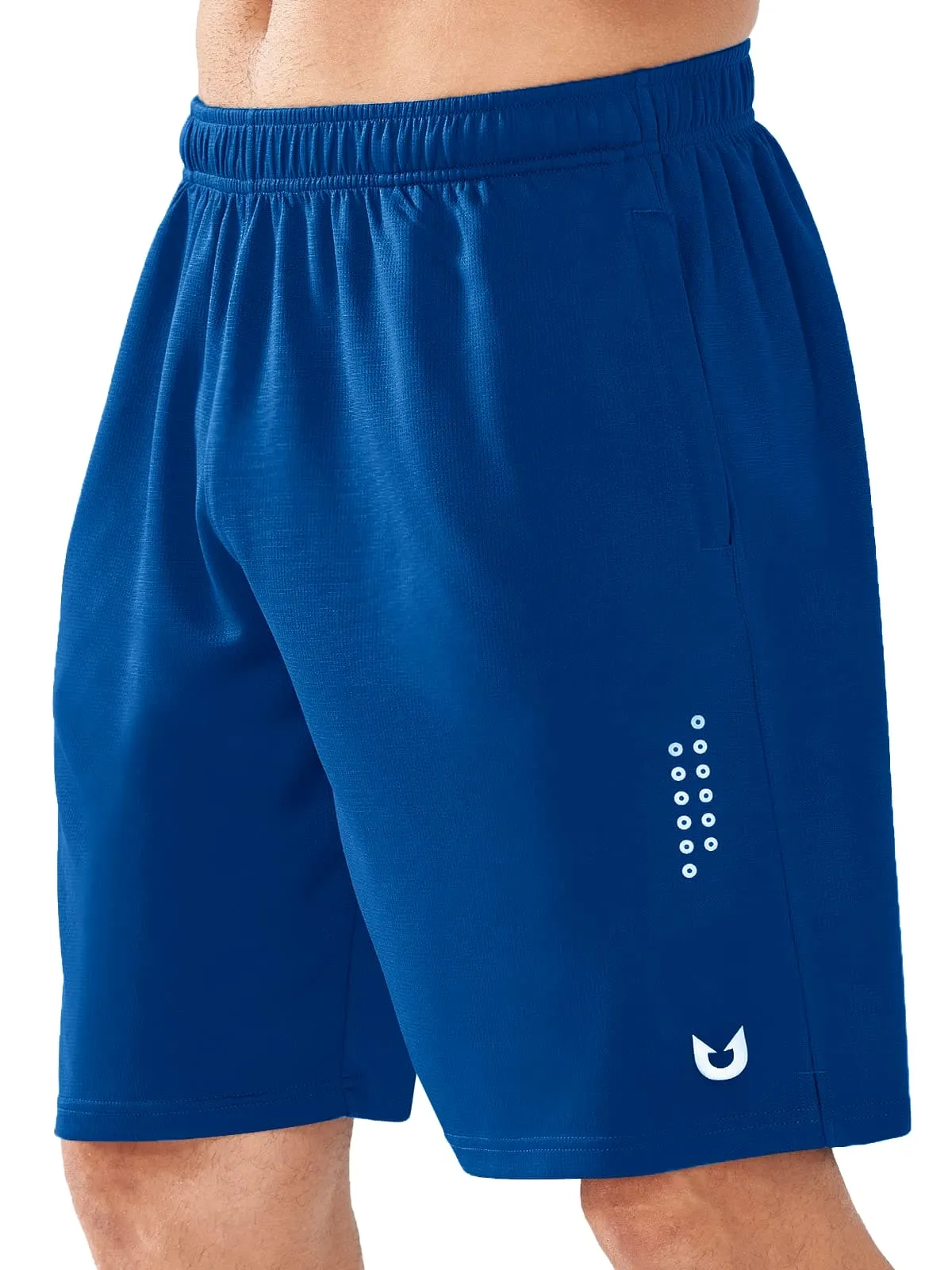 NORTHYARD Men's 10" Athletic Basketball Shorts Workout Gym Quick Dry Shorts Lightweight Mesh Training Shorts for Men Exercise RoyalBlue