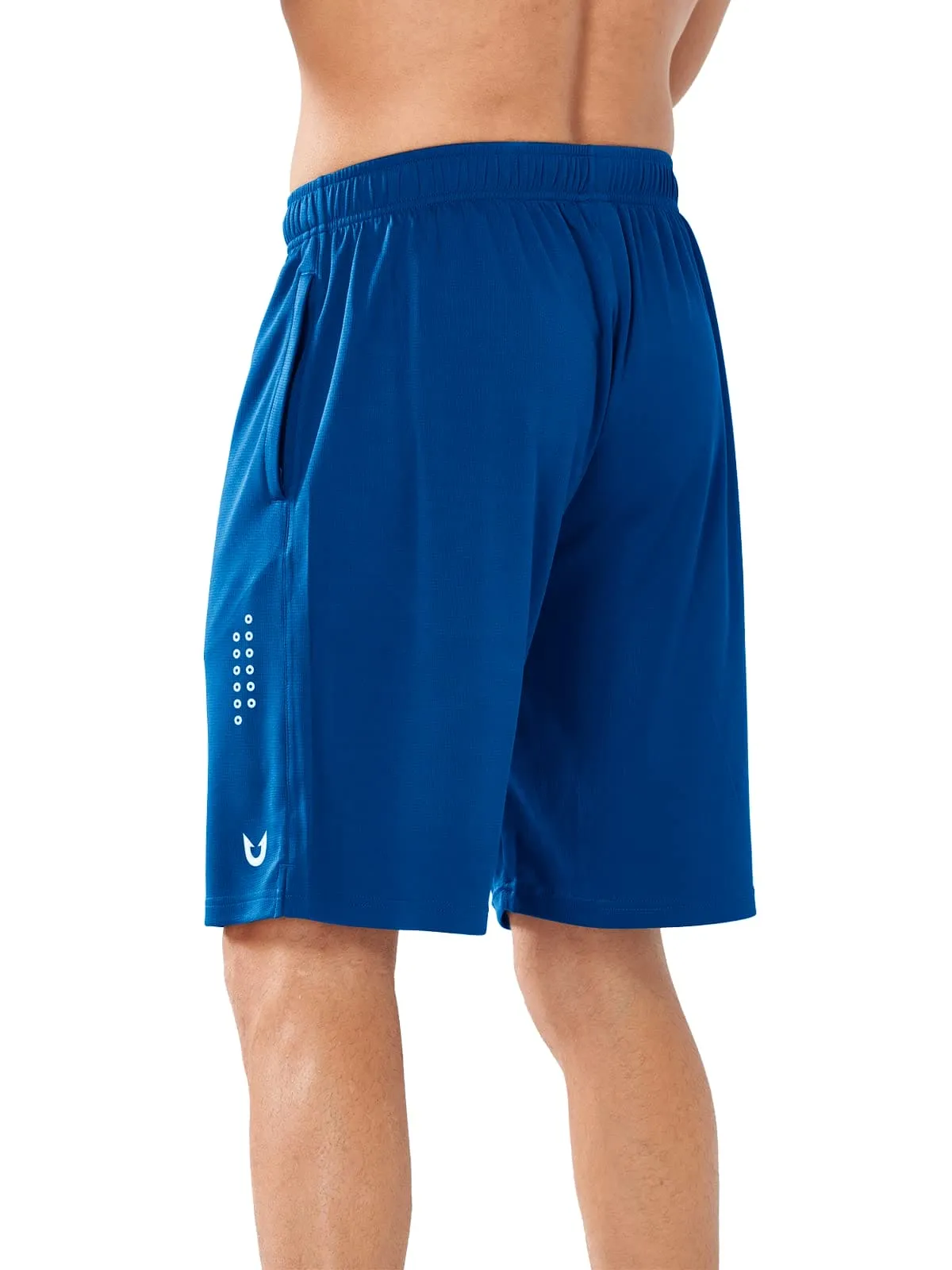 NORTHYARD Men's 10" Athletic Basketball Shorts Workout Gym Quick Dry Shorts Lightweight Mesh Training Shorts for Men Exercise RoyalBlue