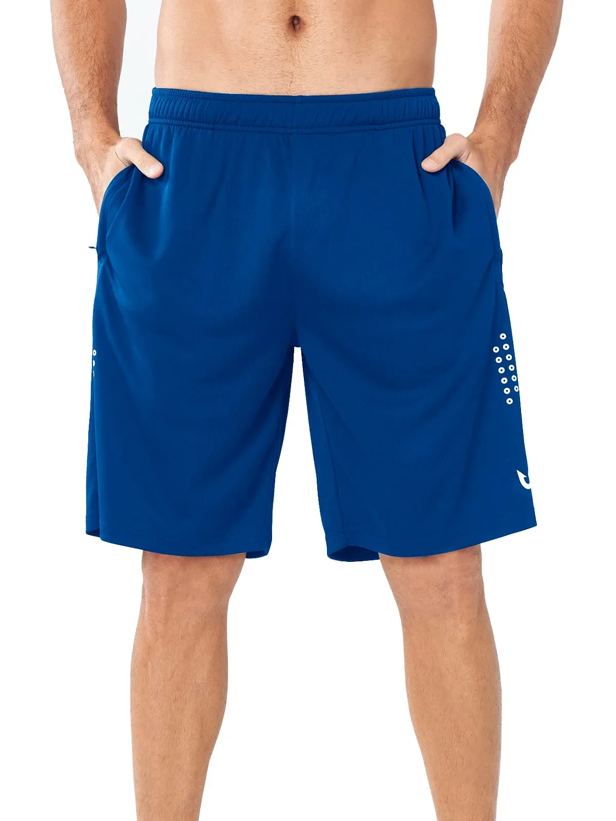 NORTHYARD Men's 10" Athletic Basketball Shorts Workout Gym Quick Dry Shorts Lightweight Mesh Training Shorts for Men Exercise RoyalBlue