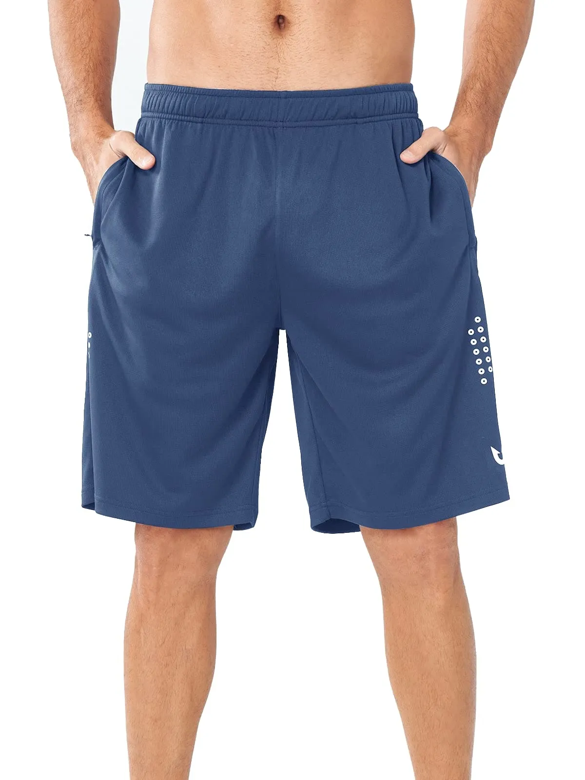 NORTHYARD Men's 10" Athletic Basketball Shorts Workout Gym Quick Dry Shorts Lightweight Mesh Training Shorts for Men Exercise