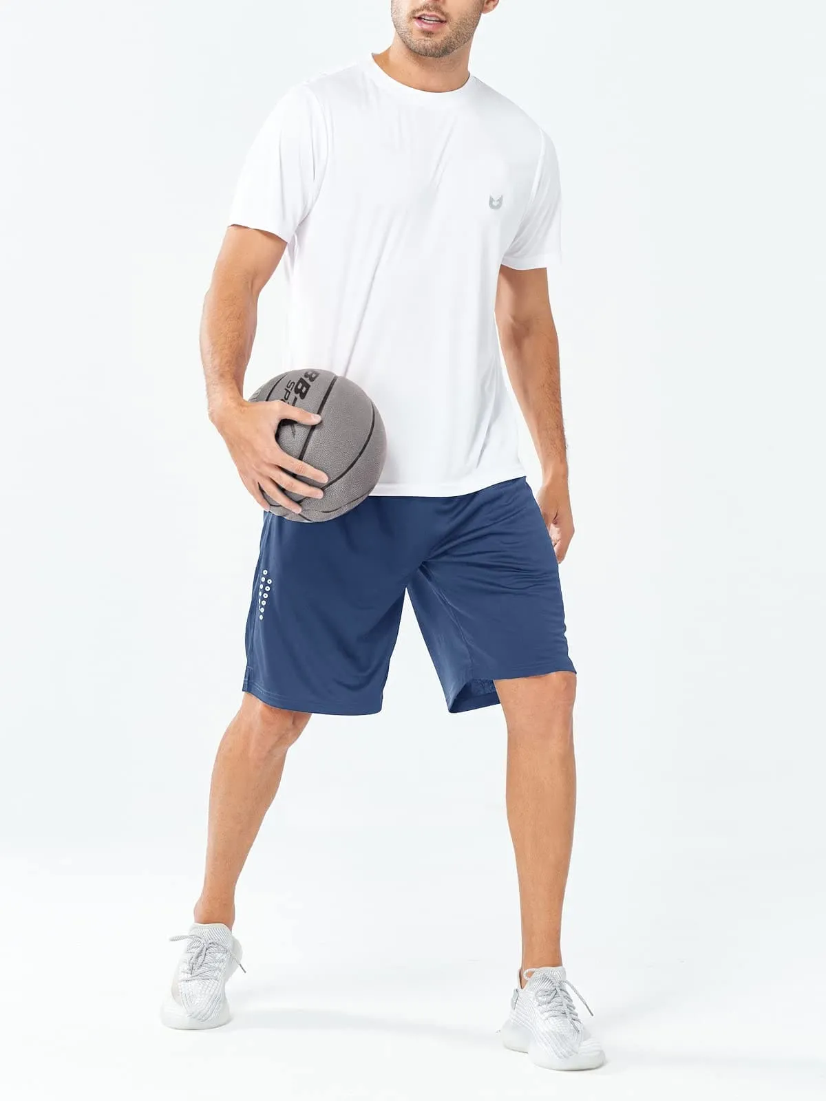 NORTHYARD Men's 10" Athletic Basketball Shorts Workout Gym Quick Dry Shorts Lightweight Mesh Training Shorts for Men Exercise