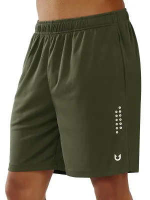 NORTHYARD Men's 7" Athletic Shorts Workout Gym Quick Dry Shorts Lightweight Mesh Hiking Shorts for Men Exercise ArmyGreen