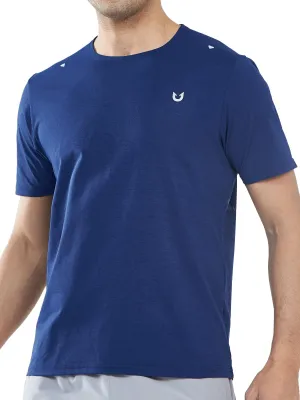 NORTHYARD Men's Workout Gym Shirts Quick Dry T-Shirts Running Athletic Short Sleeve Shirt for Men Navy