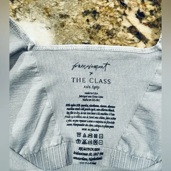 NWOT Free People x The Class Good Karma Square Neck Bra