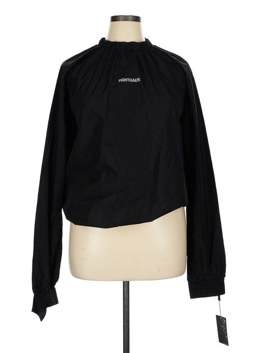 NWT Fighthaus Jacket XL Black Contender Sauna Suit Long Sleeve Crew Neck