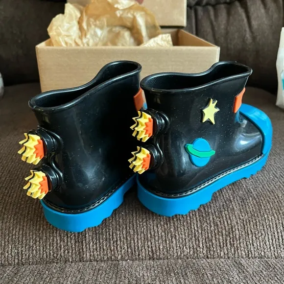 NWT MINI MELISSA Kids Rain Boot Fabula Toddler Unisex Size 10T