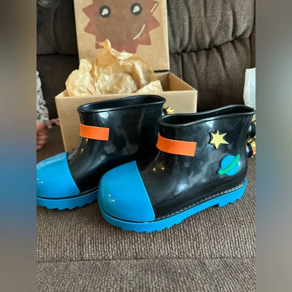 NWT MINI MELISSA Kids Rain Boot Fabula Toddler Unisex Size 10T