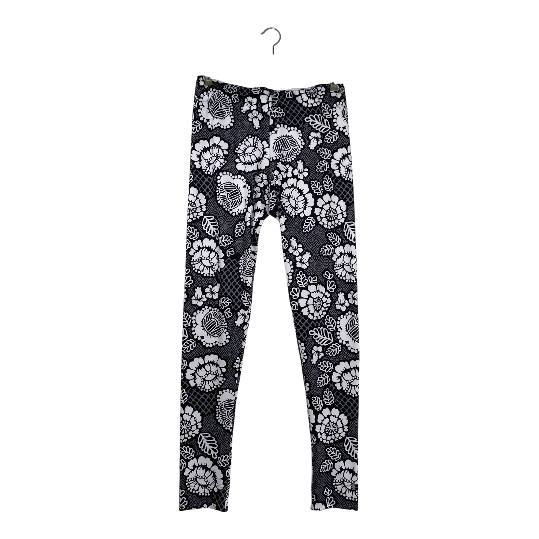 Ommellinen sport leggings, flower | woman XXL