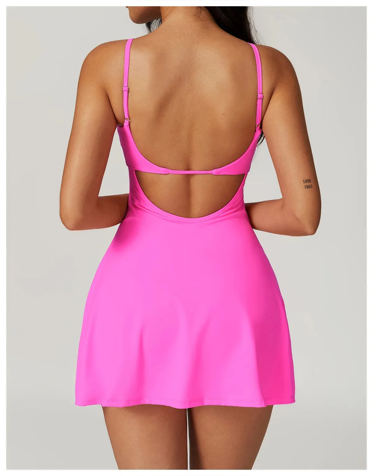 One-Piece Activewear Jumpsuit Dress