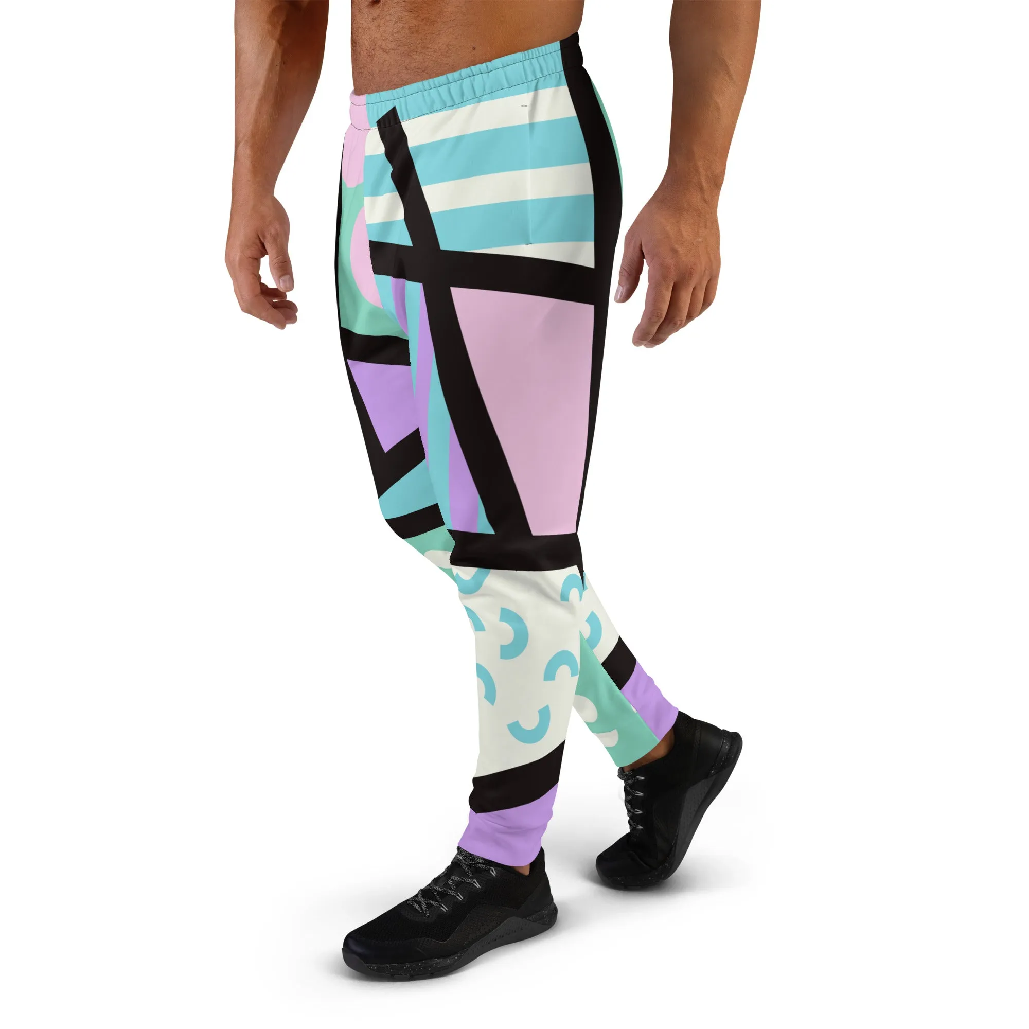 Pastel Memphis Style Men's Joggers
