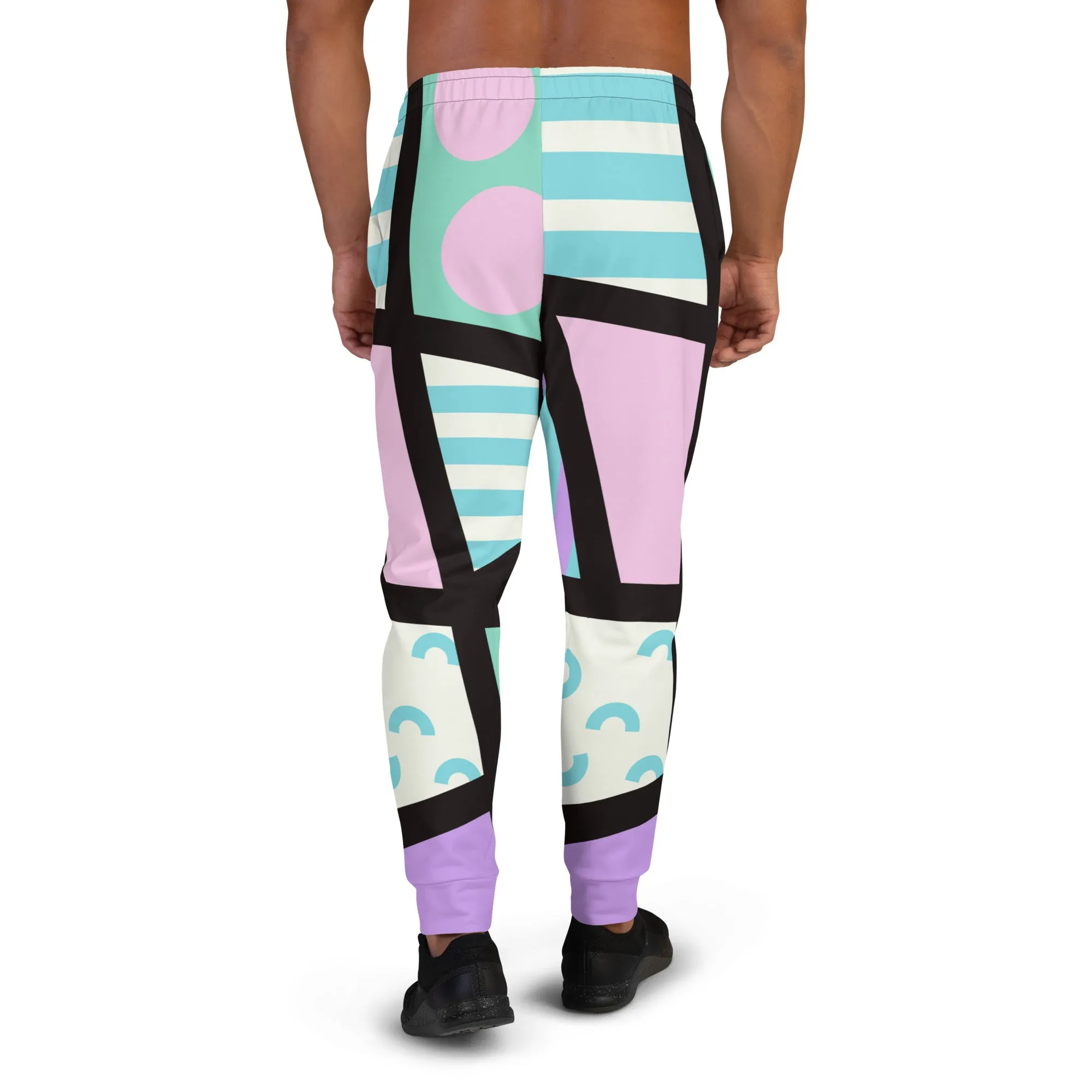 Pastel Memphis Style Men's Joggers
