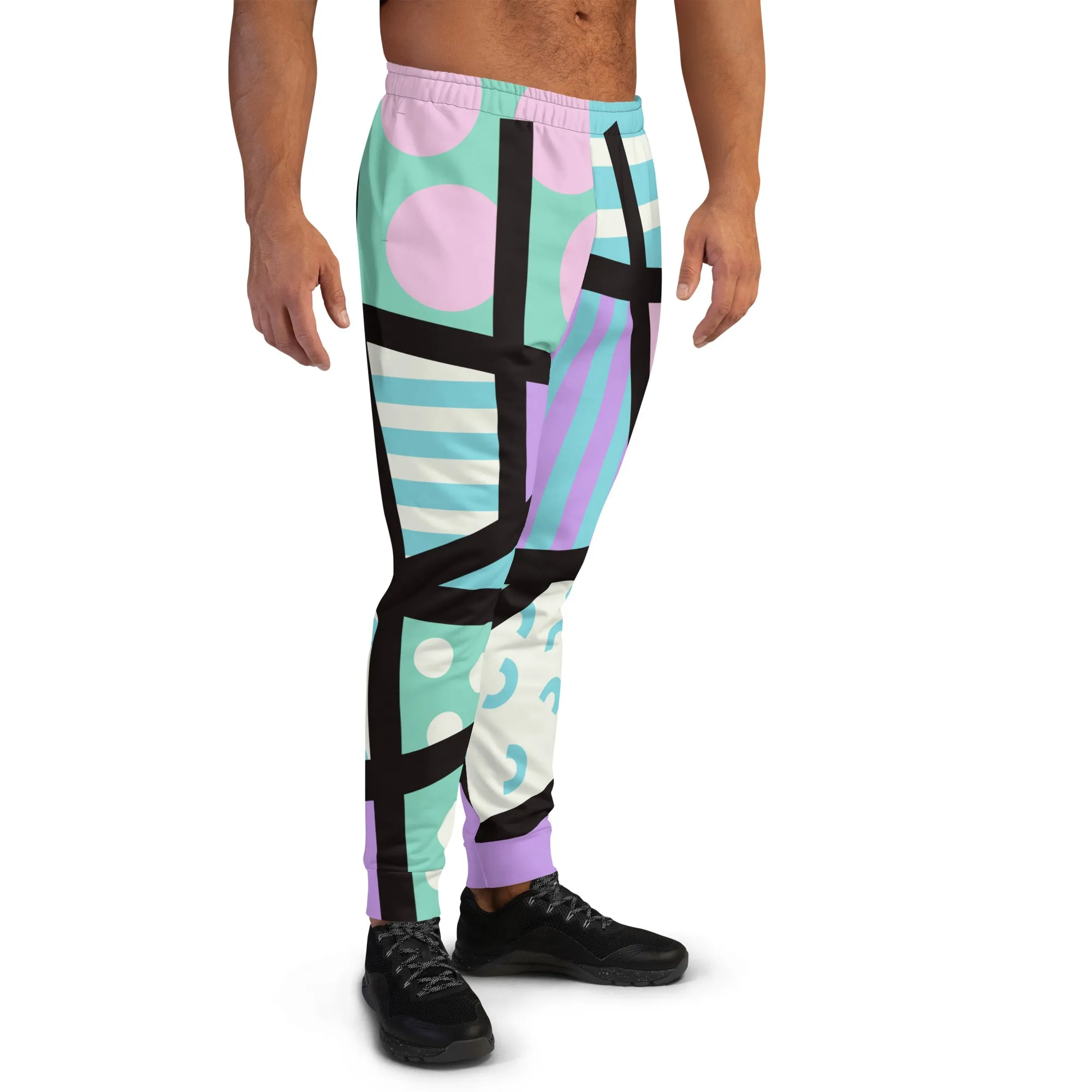 Pastel Memphis Style Men's Joggers