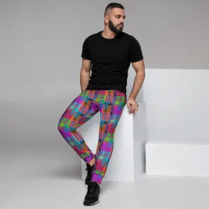 Patterned Men's Joggers | Mid Century Geometric