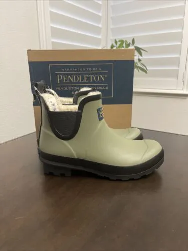 Pendleton Ladies' Chelsea Lined Rain Boot, Black