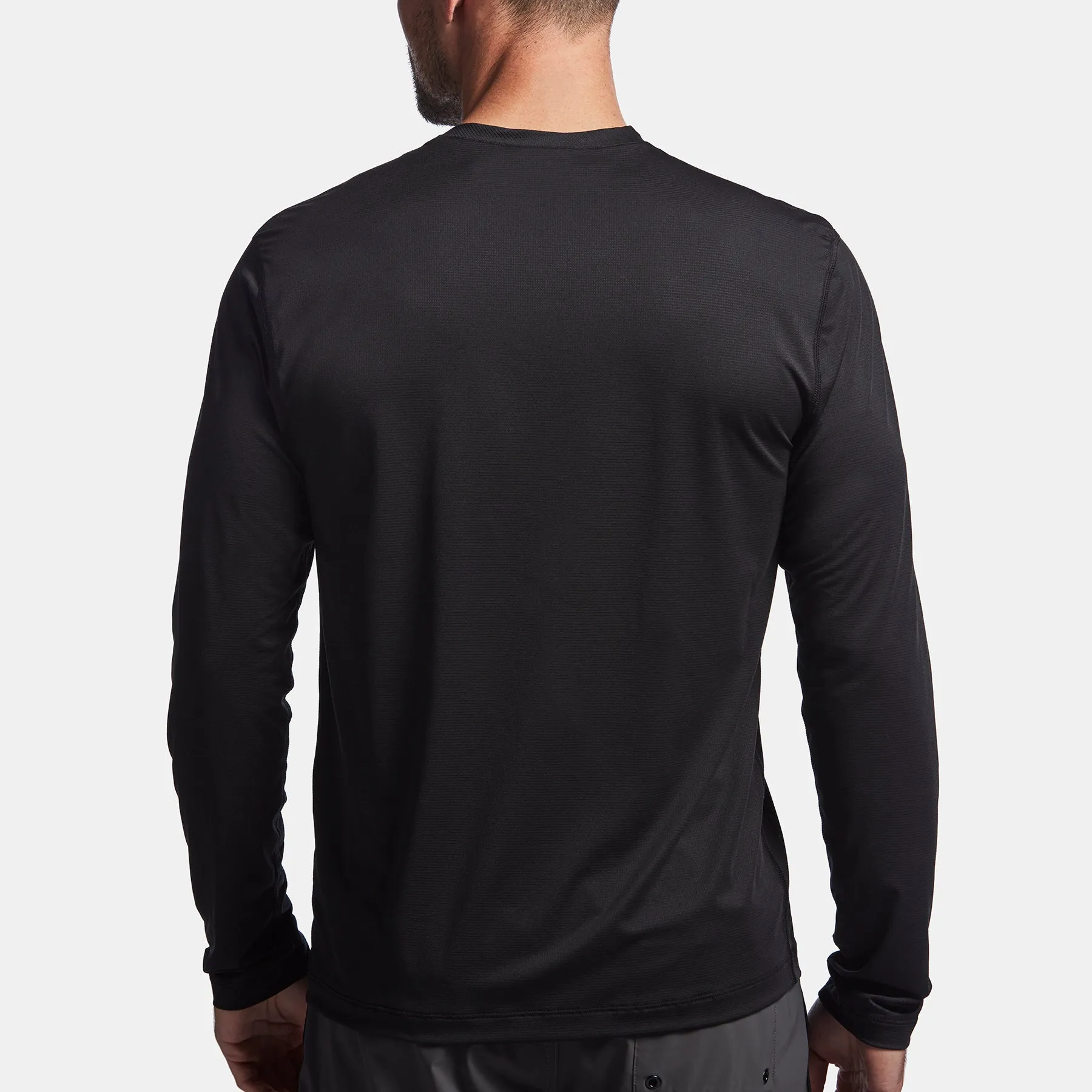 Perforated Performance Crew - Black