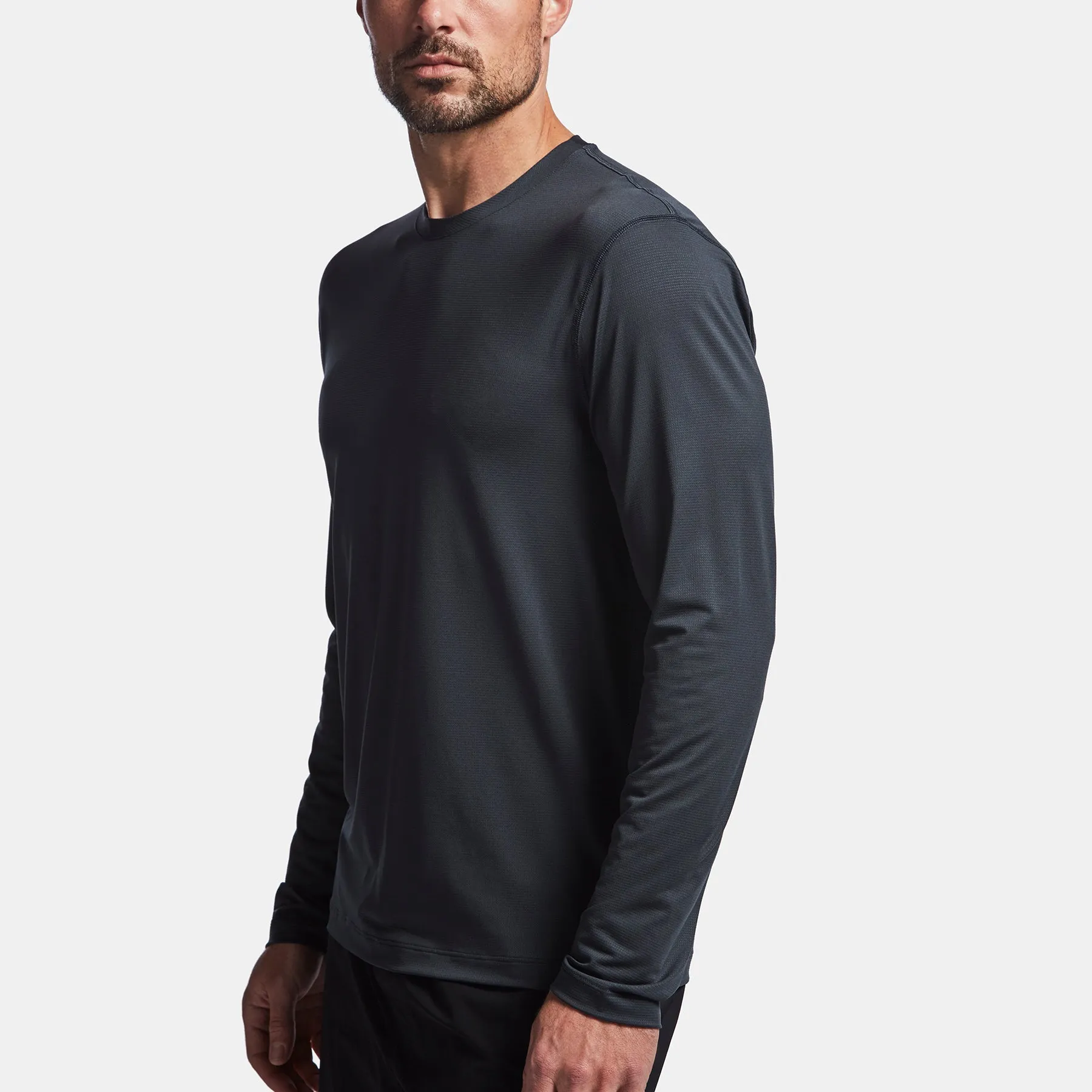 Perforated Performance Crew - Peacock