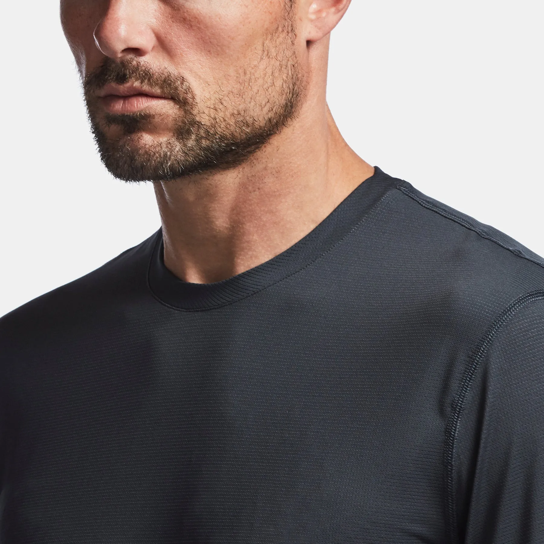 Perforated Performance Crew - Peacock