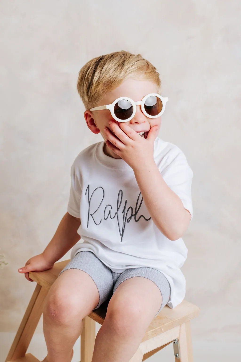 Personalised Tshirt and Grey Cycling Short Set