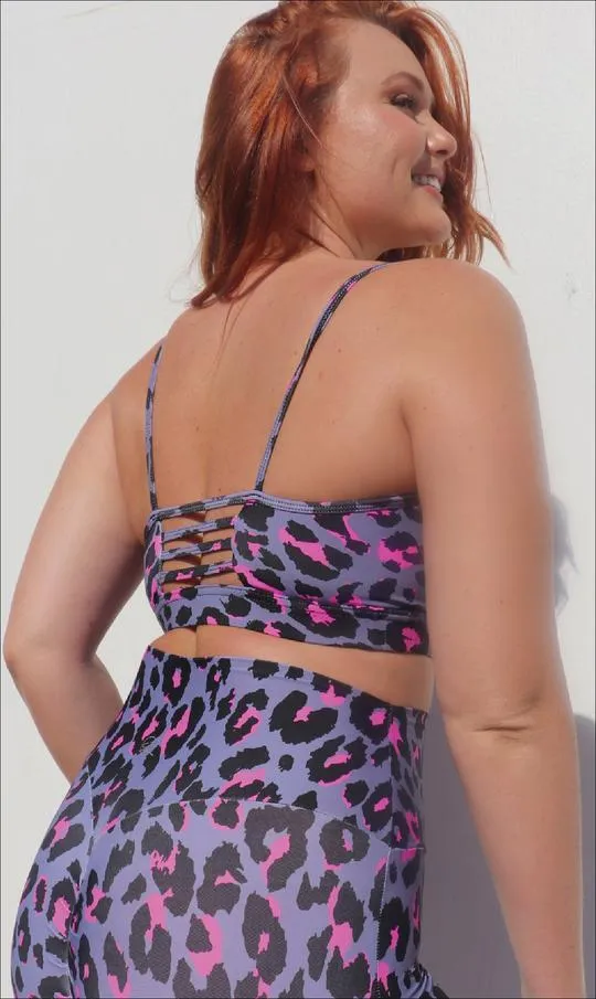 Pink Leopard Momentum Bra