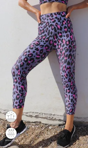 Pink Leopard Ultra High Waist 7/8 Leggings