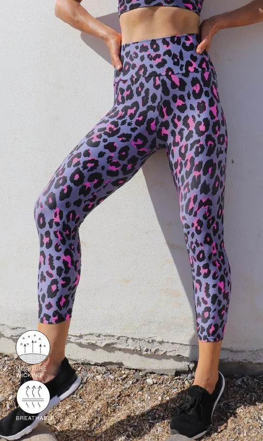 Pink Leopard Ultra High Waist 7/8 Leggings