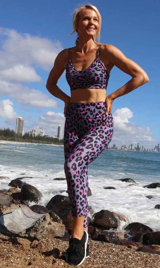 Pink Leopard Ultra High Waist 7/8 Leggings