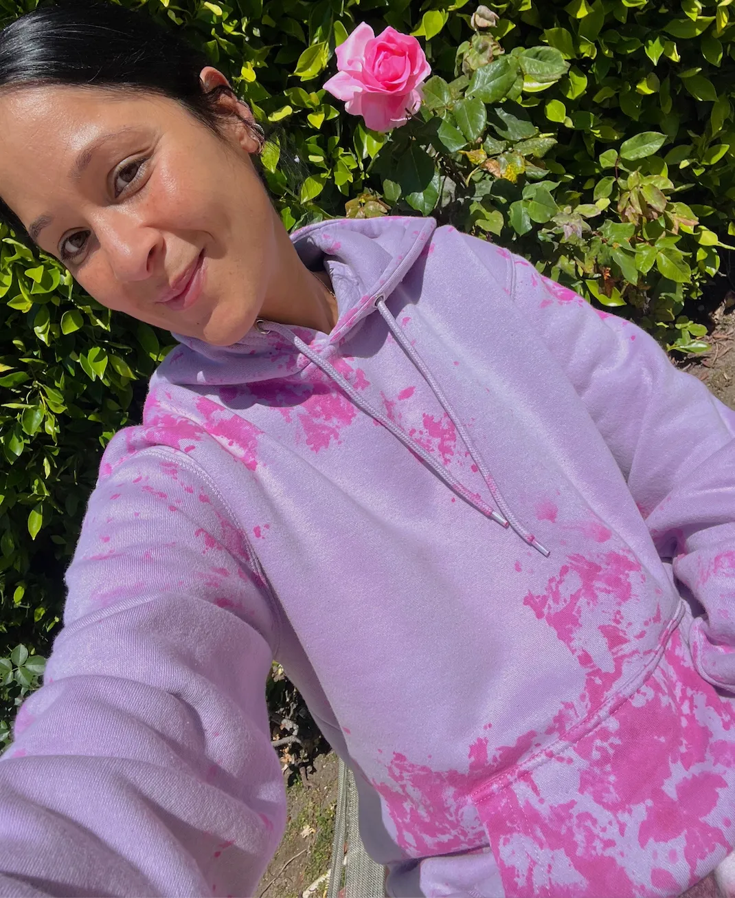 Pink Raspberry Tie Dye Hoodie
