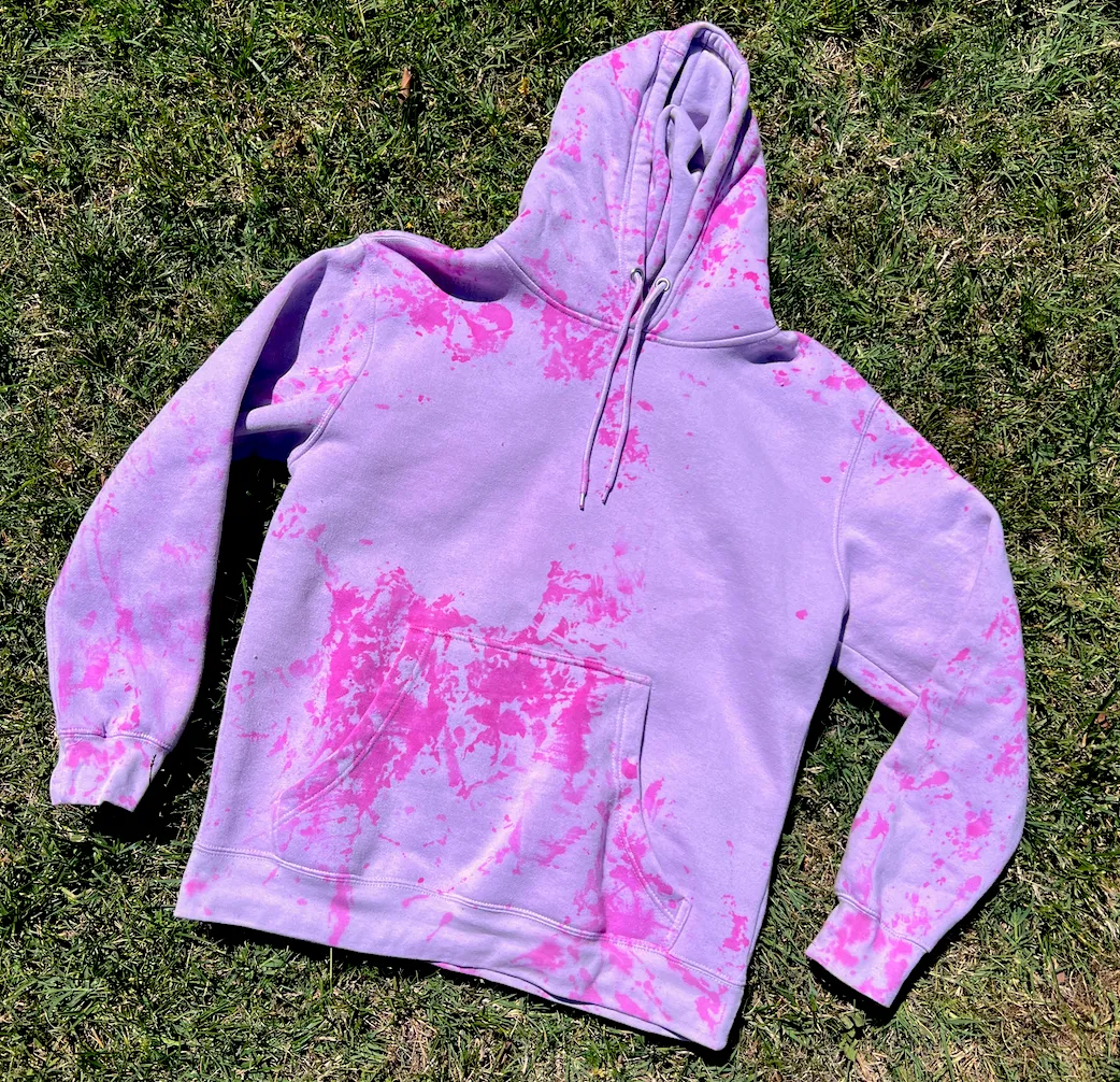 Pink Raspberry Tie Dye Hoodie