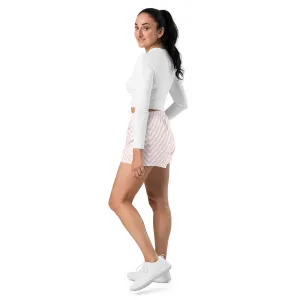 Pink stripe Athletic Shorts