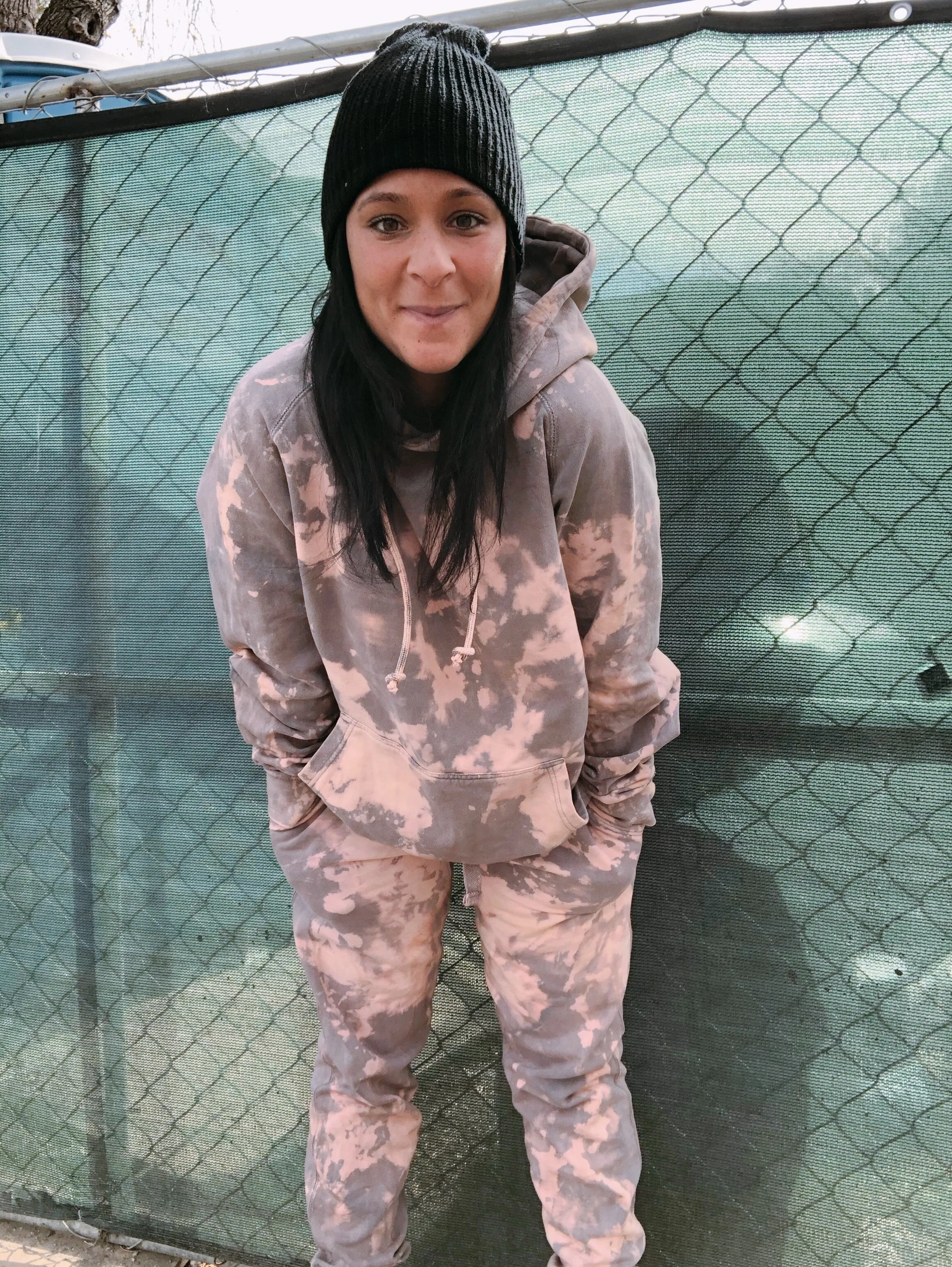 Pink Zinc Tie Dye Loungewear Set