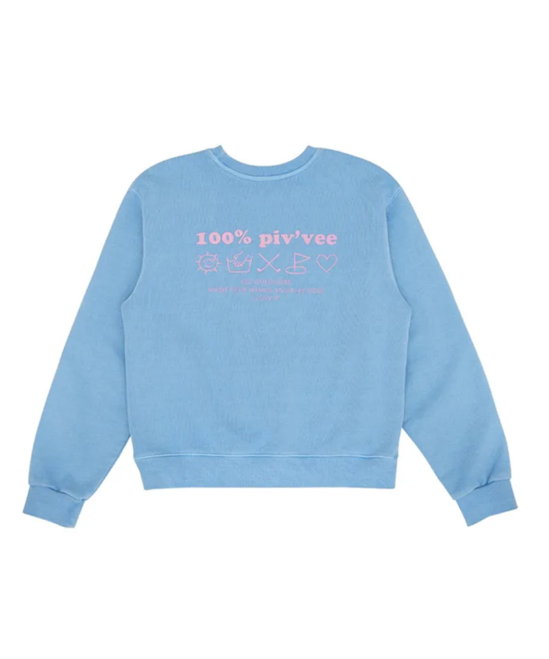 PIV'VEE Sweatshirt - Cornflower Blue
