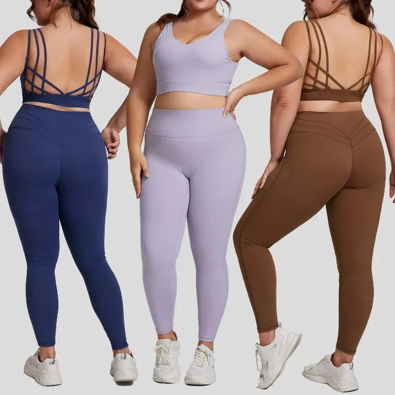 Plus Size High Stretch Yoga Leggings