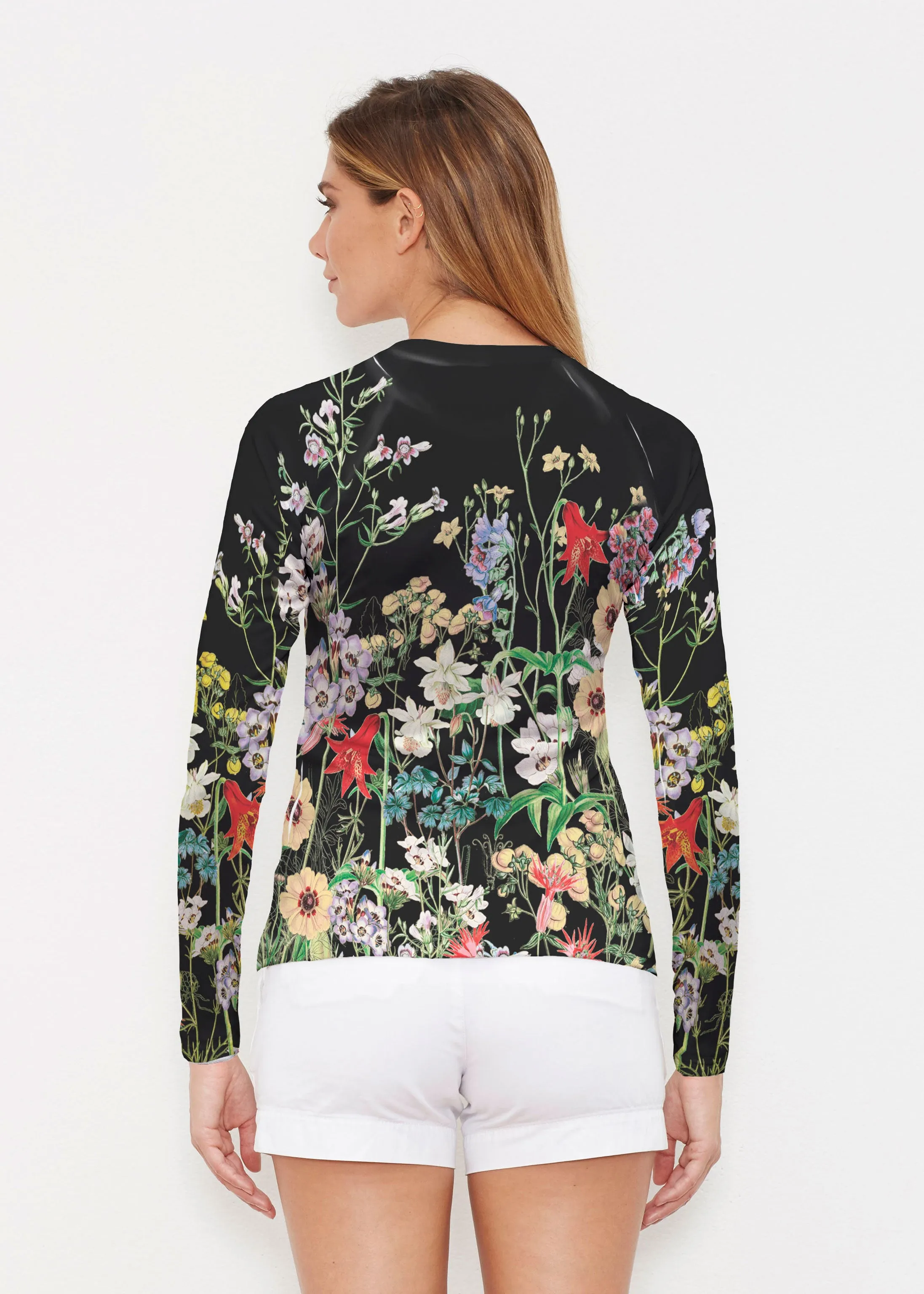 Prairie Black (7971) ~ Long Sleeve Rash Guard