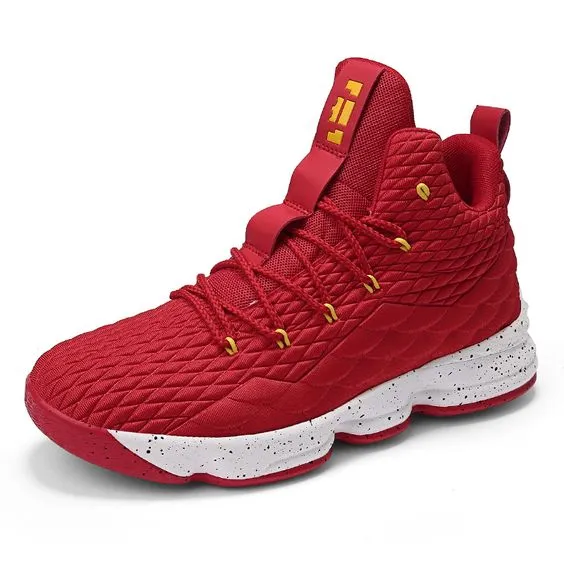 Pure Color High Top Basketball Shoes